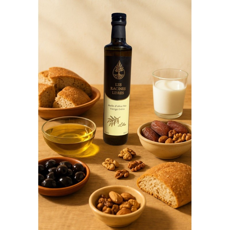 Huile d’Olive Bio Extra Vierge – 500 mL –